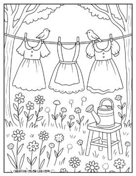 39 Aesthetic Coloring Pages | Free Printable PDFs